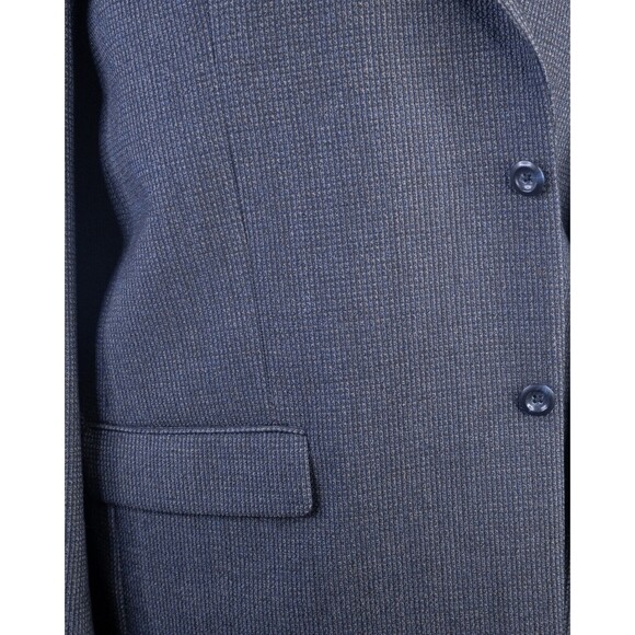 Pronto Uomo Men's Sport Coat Blazer Jacket Two Button Textured Wool Size 48L - Picture 3 of 13